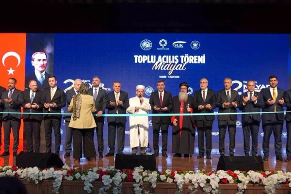 Cumhurbaşkanı Yardımcısı Yılmaz Midyat'ta 2,66 Milyar Liralık Yatırımları Hizmete Açtı