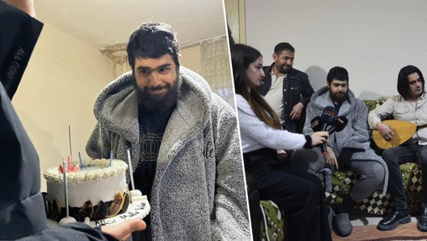 Kahramanmaraş Depreminden Sonra Evden Çıkmayan Barış Özbay 25. Yaşını Sürpriz Doğum Günüyle Kutladı