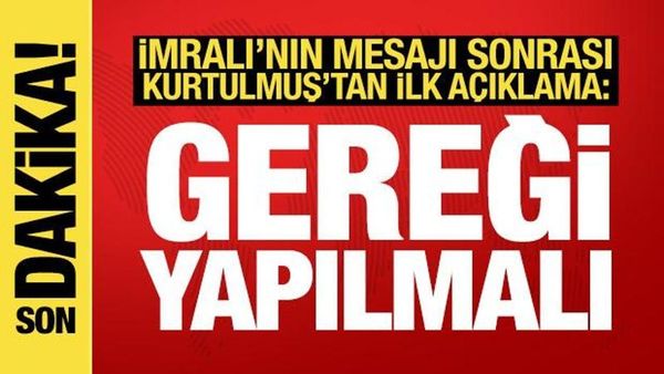 TBMM Başkanı Kurtulmuş'tan İmralı Mesajı ve Terörsüz Türkiye Raporu Açıklaması