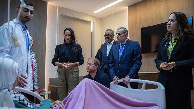 Prens Harry ve Meghan, Gazze’den getirilen yaralıları ve Zatari Mülteci Kampı’nı ziyaret etti