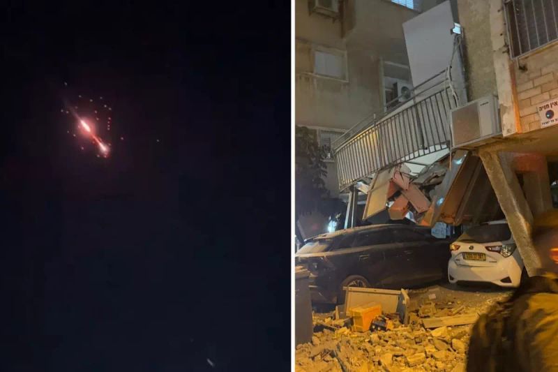 İran'ın Füze Saldırıları Tel Aviv ve Çevresinde 3 Yaralıya Yol Açtı