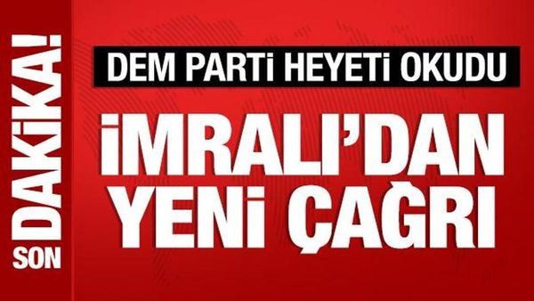 DEM Parti Heyeti, İmralı'dan 27 Şubat Çağrısını Okudu