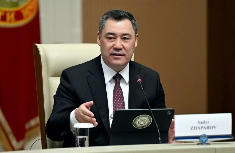 Kırgızistan Cumhurbaşkanı Caparov, Avrupa Parlamentosu Heyetini Bişkek'te Kabul Etti