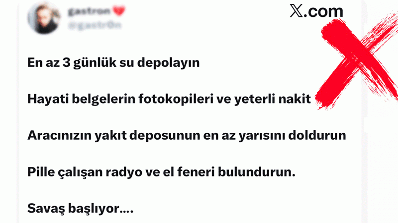 Dezenformasyonla Mücadele Merkezi'nden Savaş Hazırlığı İddialarına Yalanlama ve Soruşturma Çağrısı