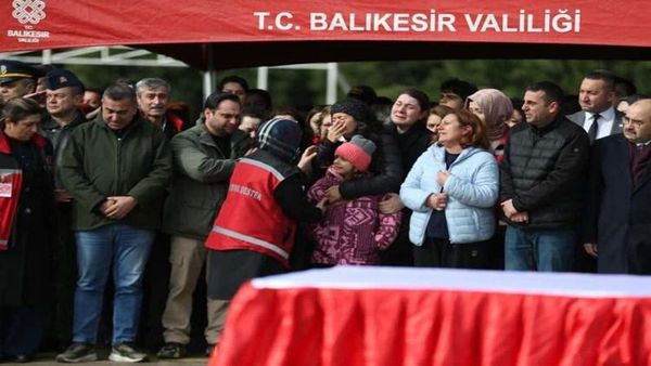 Balıkesir'de Düşen F-16 Şehidi Binbaşı İbrahim Bolat İçin Cenaze Töreni Düzenlendi