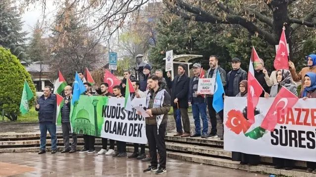 Çankırı'da ABD ve İsrail'in Saldırıları Protesto Edildi