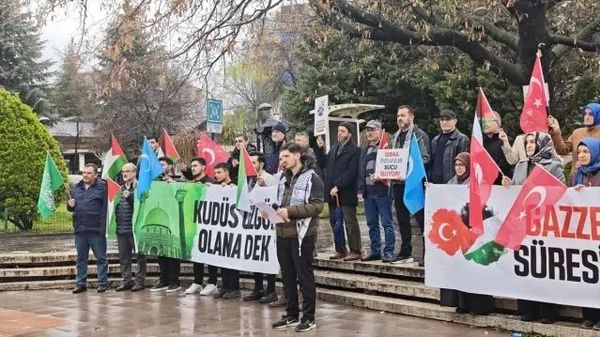 Çankırı'da ABD ve İsrail'in Saldırıları Protesto Edildi