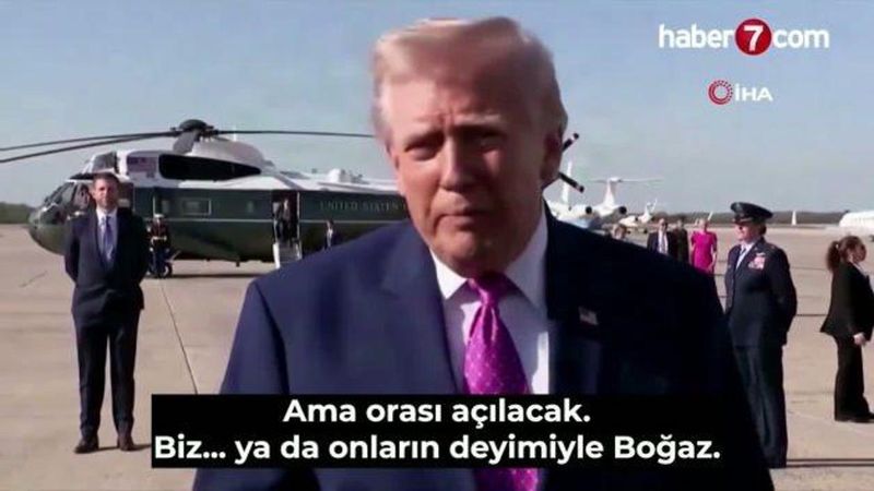 Trump'tan İran'a Sert Uyarı: Harekete Geçeriz, Hürmüz Boğazı Zorla Açılır