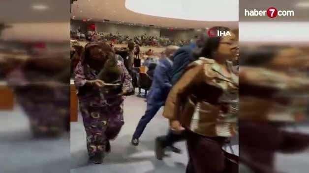 Bakan Göktaş, BM Kadının Statüsü Komisyonu'nda İsrail Bakanın Konuşması Üzerine Salonu Terk Etti