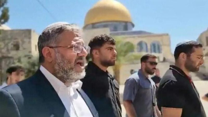 İsrail Ulusal Güvenlik Bakanı Ben-Gvir'den Mescid-i Aksa'da Provokatif Baskın