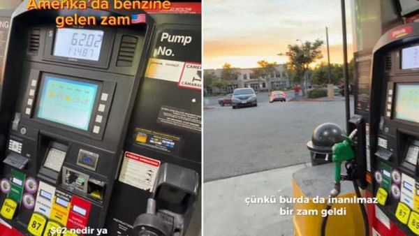 ABD'de Türk Vatandaşından Benzine Gelen Yüksek Zam Tepkisi