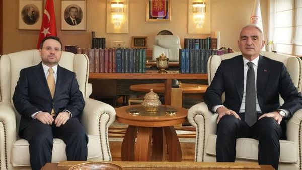 Bakan Gürlek, Kültür ve Turizm Bakanı Ersoy’u Ziyaret Etti