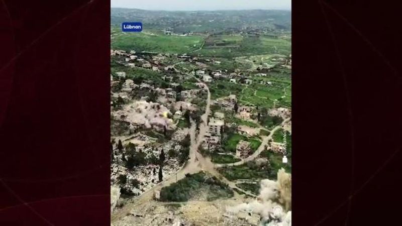 İsrail Ordusu, Güney Lübnan'da 300'den Fazla Yapıyı Yıktı