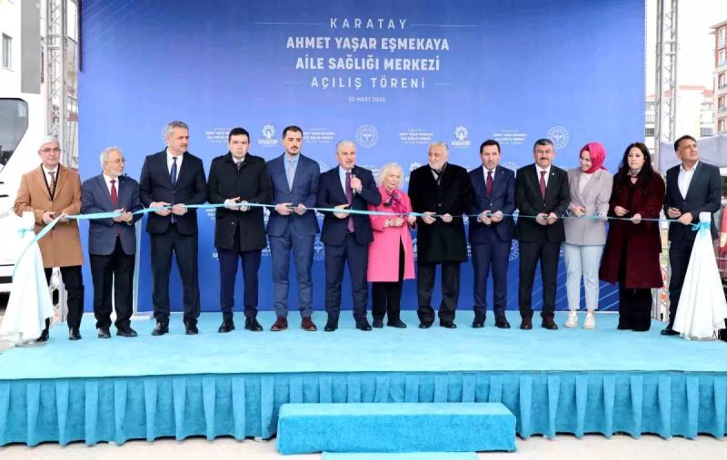 Karatay'da 32 Milyon TL Değerinde Ahmet Yaşar Eşmekaya Aile Sağlığı Merkezi Açıldı