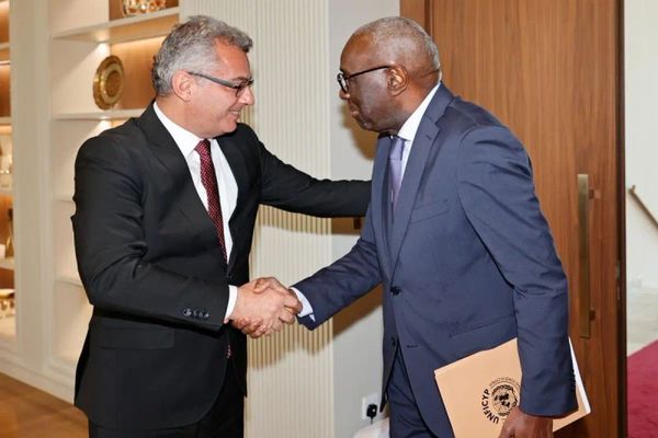 KKTC Cumhurbaşkanı Erhürman, BM Temsilcisi Diagne ile Görüştü