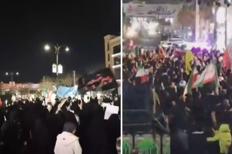 Tahran'da Binlerce Kişi ABD ve İsrail Saldırılarını Protesto Etti