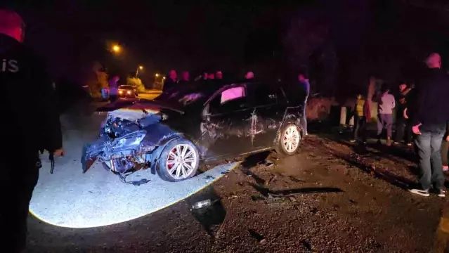 Adana Kozan'da Takla Atan Otomobilin Sürücüsü Yaralandı