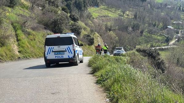 Samsun'da Kediye Çarpmamak İçin Direksiyonu Kıran Sürücü Araziye Yuvarlandı