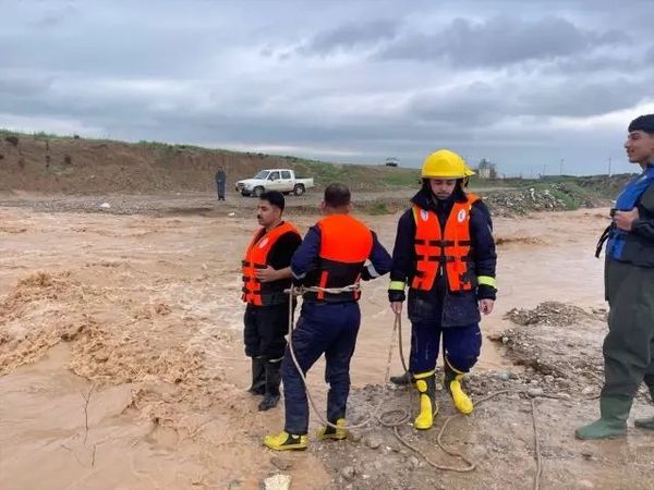 Kerkük'te Selde Kaybolan Genç İçin Arama Çalışmaları Sürüyor