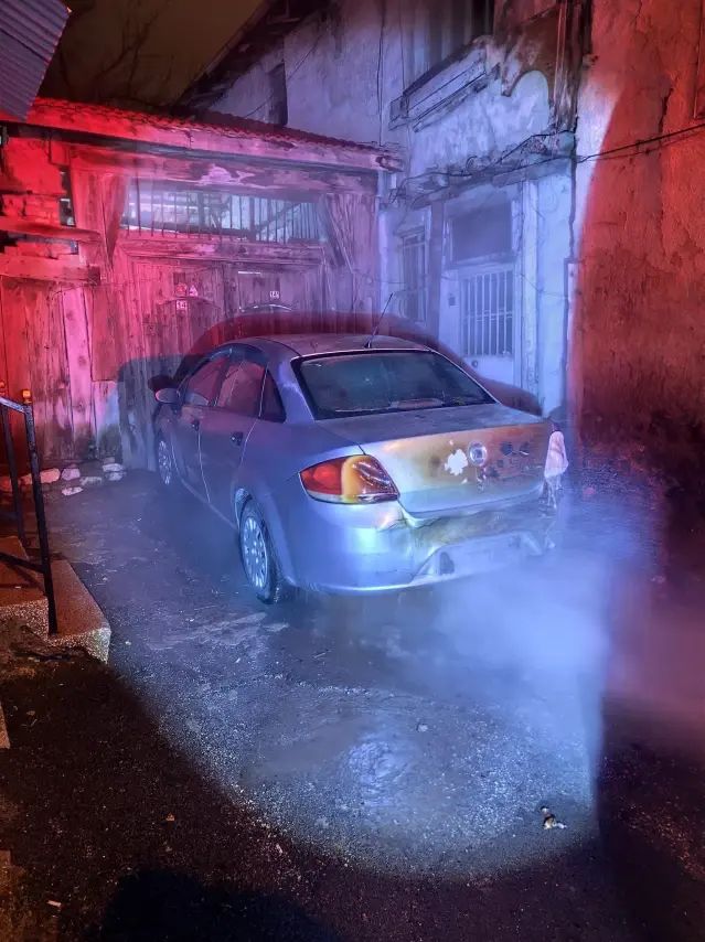 Kütahya'da Araç Kundaklandı, Şüpheli H.K. Tutuklandı