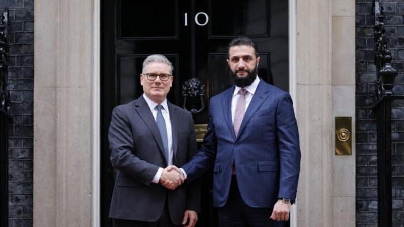 Suriye Devlet Başkanı Şara İngiltere'yi İlk Resmi Ziyaretinde Ziyaret Etti