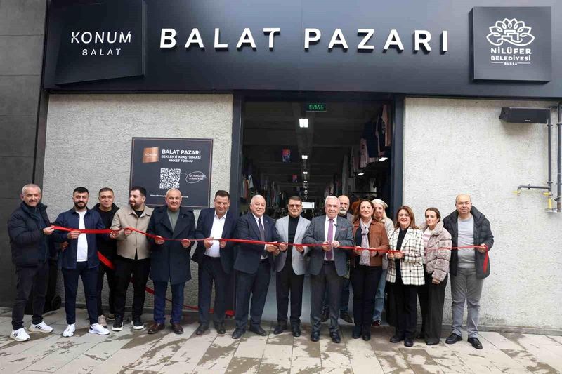 Nilüfer'in 8. Giyim Pazarı Balat'ta Hizmete Açıldı