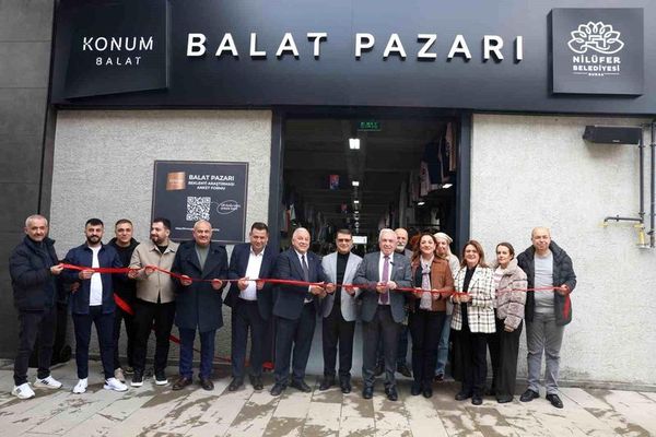 Nilüfer'in 8. Giyim Pazarı Balat'ta Hizmete Açıldı