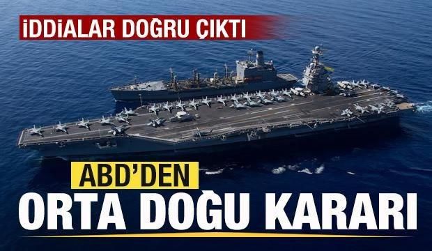 Trump, İran Harekâtı İçin İkinci Uçak Gemisinin Orta Doğu'ya Gönderildiğini Doğruladı