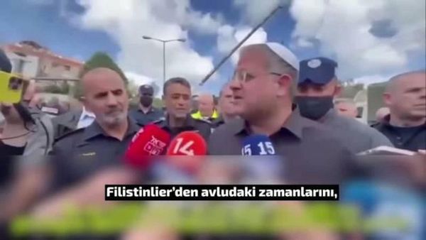 İsrailli Bakan Ben Gvir'den Filistinlilere Yönelik Sert Açıklamalar