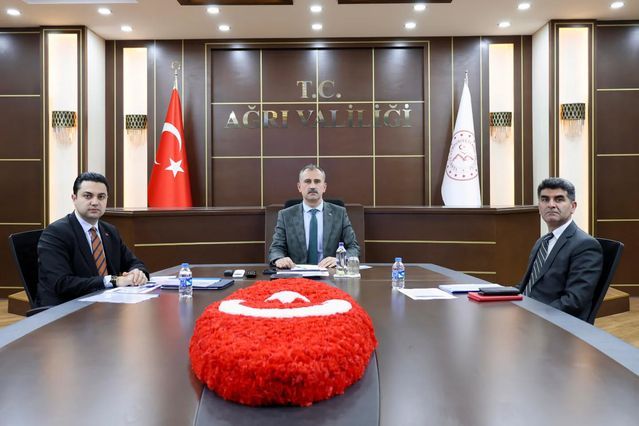 Ağrı Valisi Önder Bozkurt Sosyal Risk Haritaları Toplantısına Katıldı