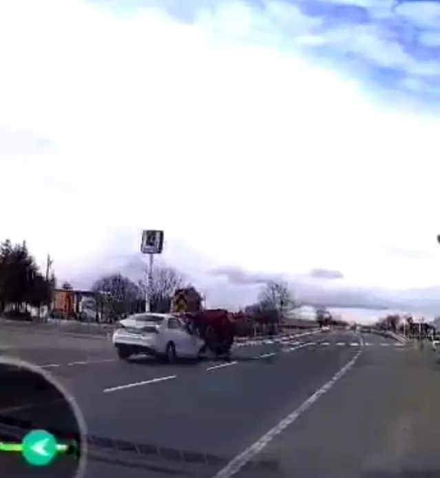 Hacıbektaş’ta Trafik Kazasında 2 Kişi Yaralandı