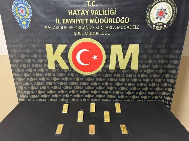 Hatay'da 8 Kilogram Kaçak Altın Ele Geçirildi, Şüpheli Tutuklandı