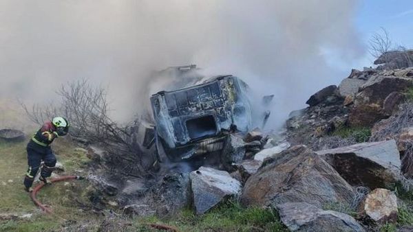 Mazot Yüklü Tanker Uşak-İzmir Yolunda Devrildi, Sürücü Hayatını Kaybetti