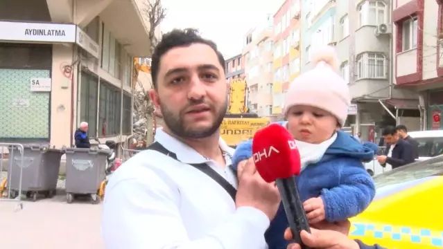 Güngören'de Hasar Gören Bina Acilen Tahliye Edildi