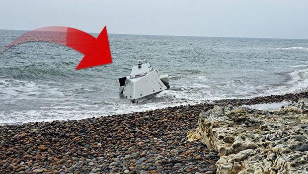 Ordu'da Sahile Vuran İnsansız Deniz Aracı Güvenlik Önlemleriyle İmha Edilecek