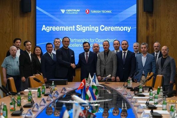 THY Teknik, Özbek Havayolu Centrum Air ile Uzun Süreli Parça Desteği Anlaşması İmzaladı
