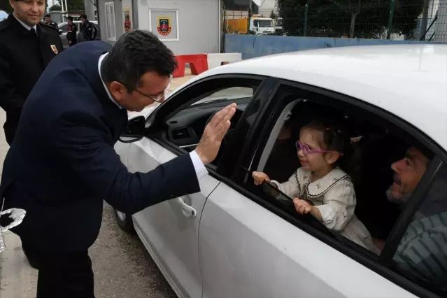 Kaymakam Şahin'den Ramazan Bayramı Trafik Denetimine Destek Ziyareti