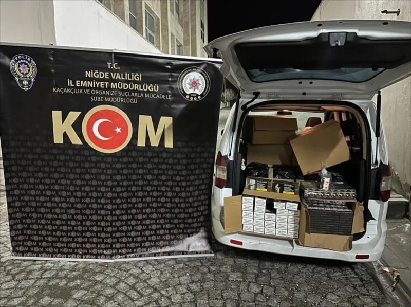 Niğde'de Kaçak Sigara Operasyonunda 2 Şüpheli Yakalandı