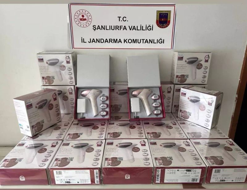 Şanlıurfa'da 40 Kaçak Epilasyon Cihazı Jandarma Operasyonuyla Ele Geçirildi
