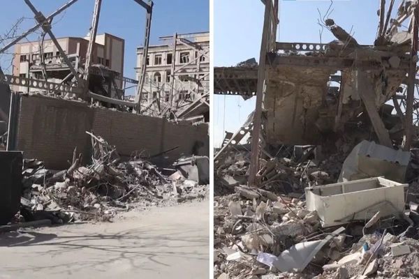 ABD ve İsrail’in Saldırıları Sonrası Tahran’daki Türkmenistan Caddesi Harabeye Döndü