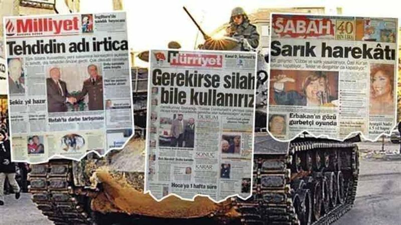 28 Şubat 1997 Postmodern Darbesinin Utanç Verici Gazete Manşetleri