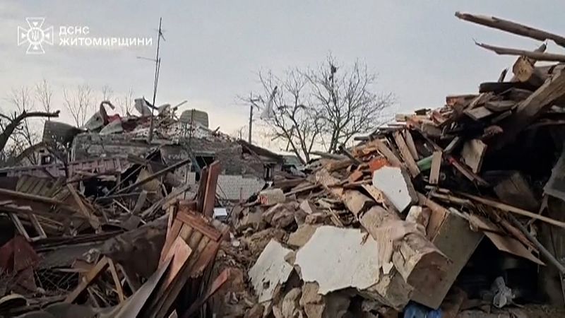 Jıtomir Bölgesi Rus Füze ve İHA Saldırısıyla Sarsıldı