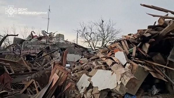 Jıtomir Bölgesi Rus Füze ve İHA Saldırısıyla Sarsıldı