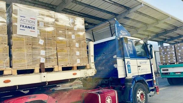 Fransa Gazze'ye 80 Ton Gıda Yardımı Gönderdi