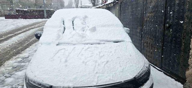 Bulanık'ta Nisan Ayında Beklenmedik Kar Yağışı Hayatı Etkiledi