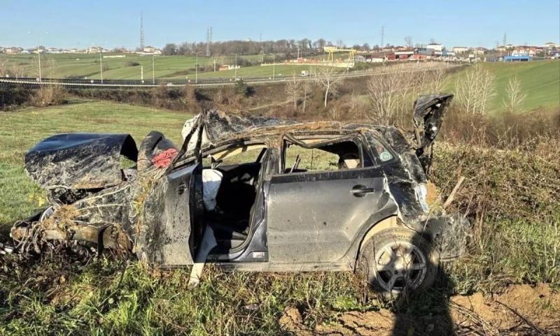 Samsun'da Kontrolden Çıkan Araç Tarlaya Uçtu: 1 Kişi Yaşamını Yitirdi