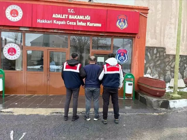 Hakkari'de Kesinleşmiş Hapis Cezası Bulunan Şahıs Yakalandı