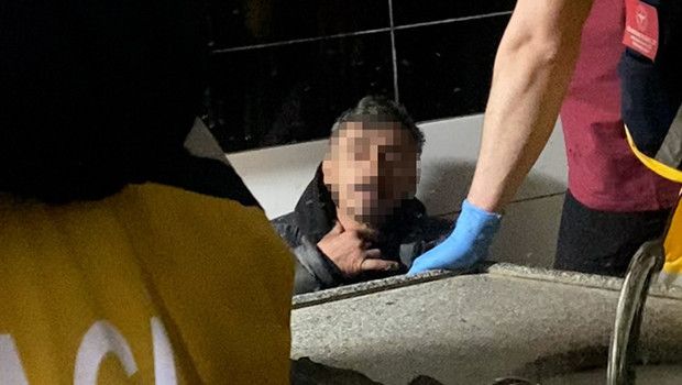 Cezaevinden çıkan Erdoğan H., otopark tuvaletinde uyurken bulundu