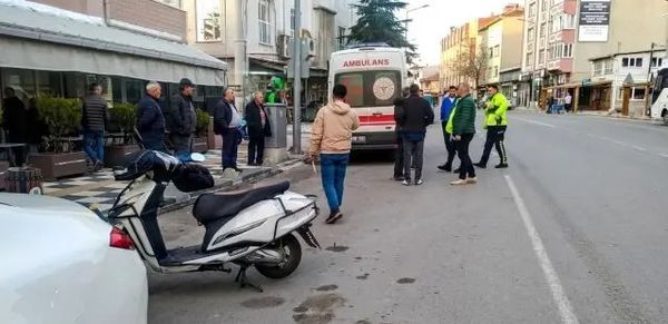 Muratlı'da Motosiklet Kazasında 1 Kişi Yaralandı