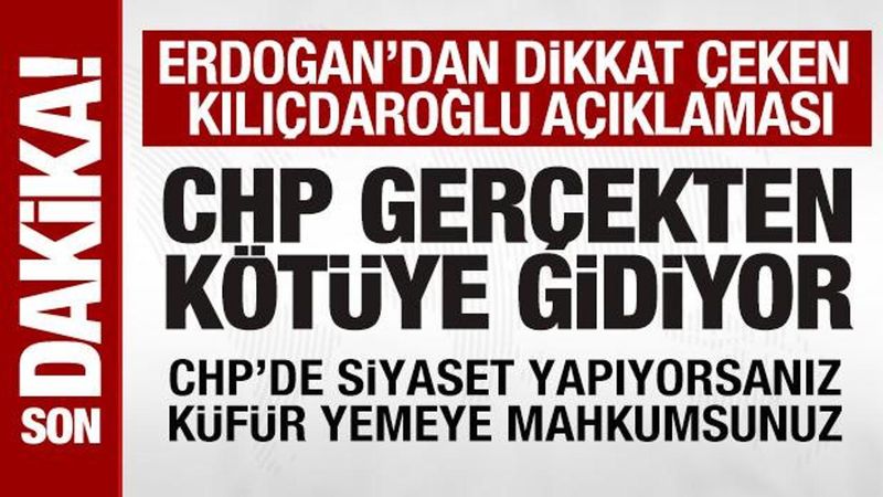 Cumhurbaşkanı Erdoğan'dan CHP'ye Sert Eleştiriler: "Meydanı Bırakmayacağız"